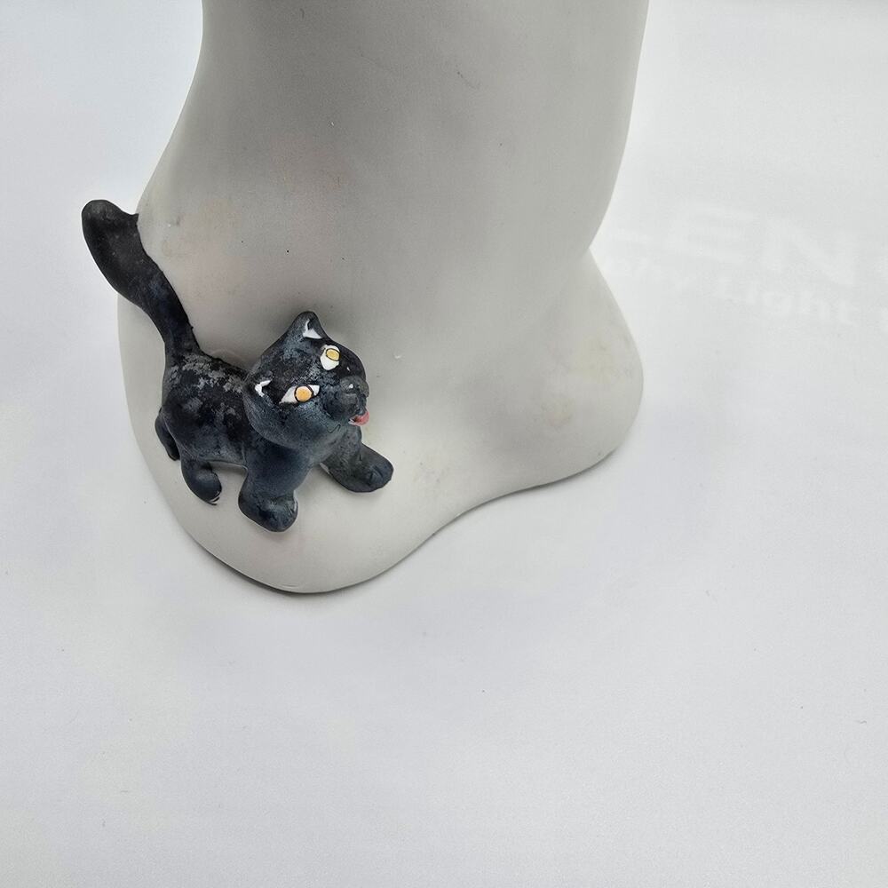 Vintage Ghostly Glow from Michael's porcelain candle lantern votive burner - Picture 10 of 11